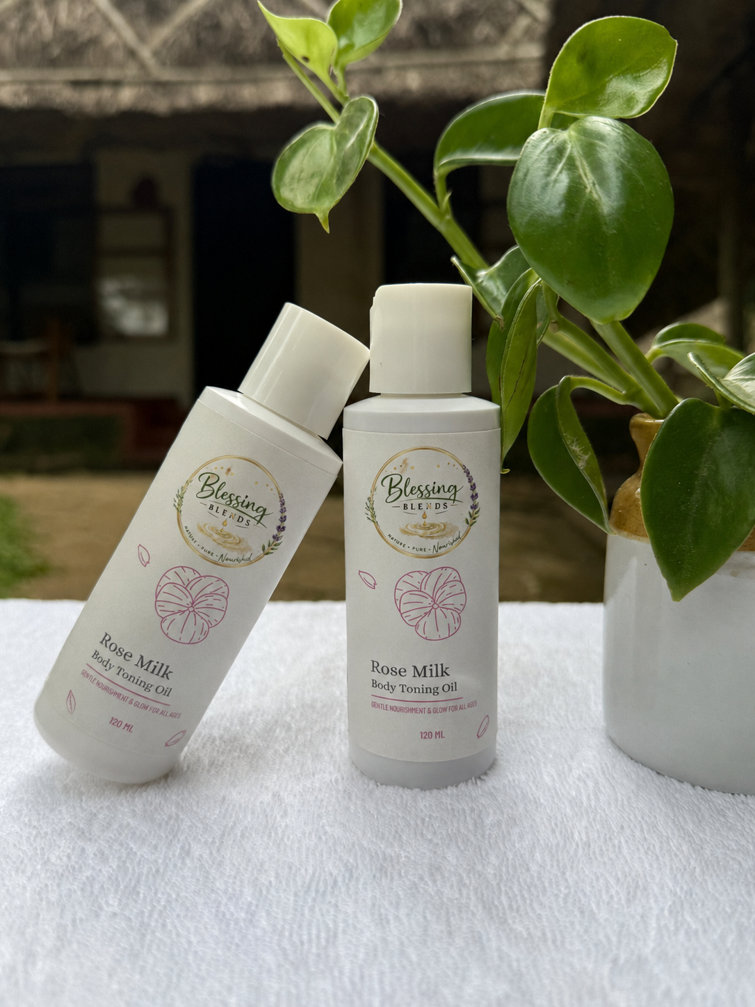Rose Milk Body Toning Oil