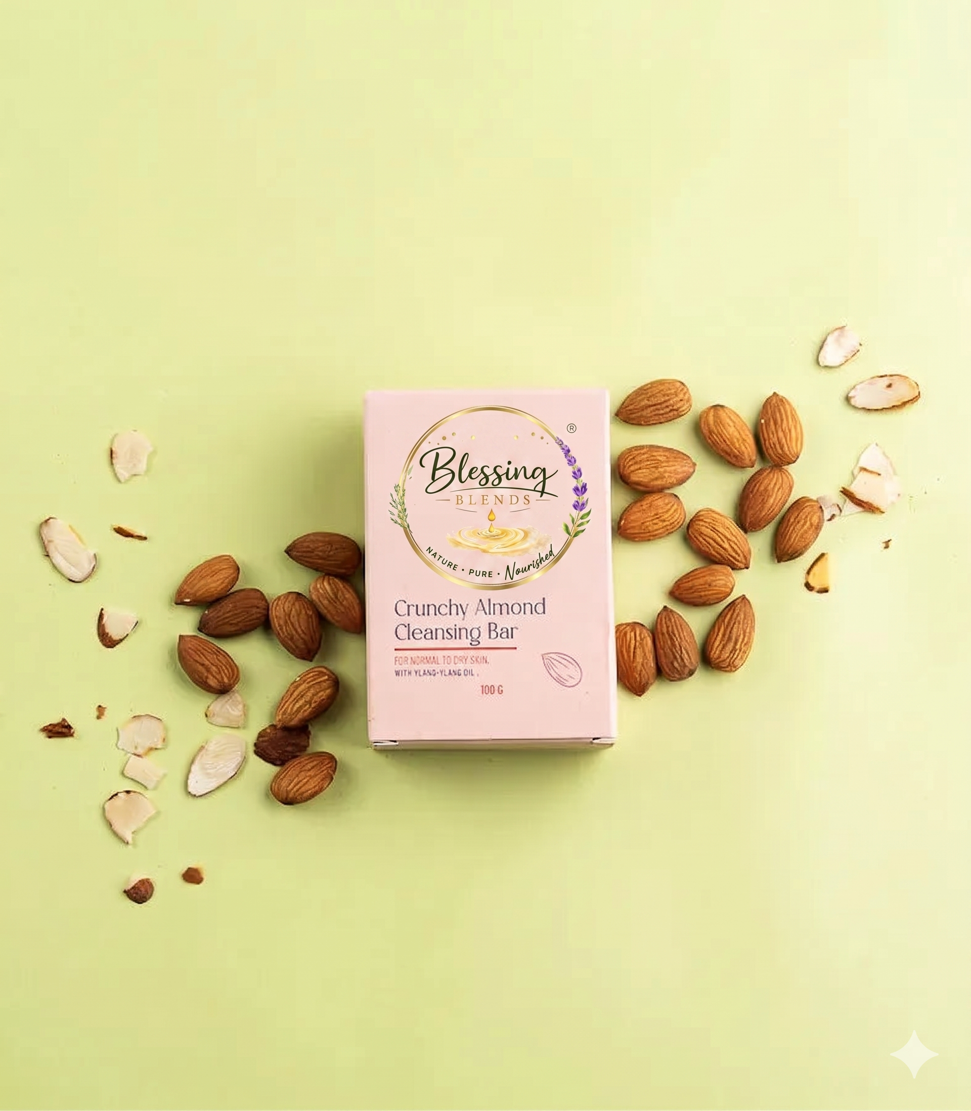Crunchy Almond Cleansing Bar